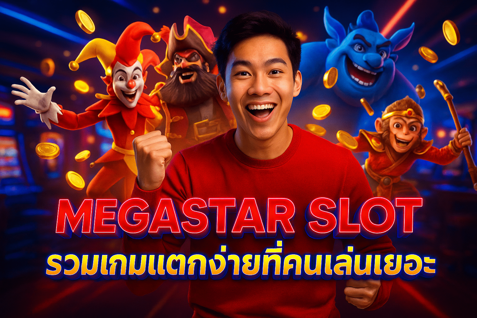 MEGASTAR SLOT รวมเกมแตกง่ายที่คนเล่นเยอะ