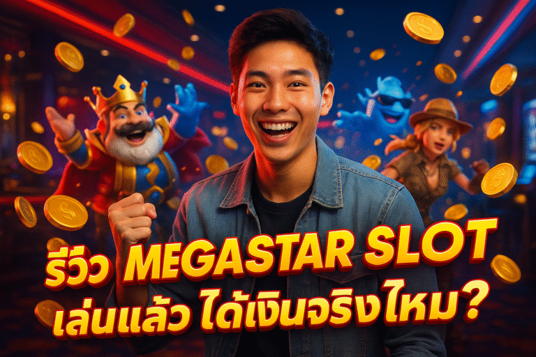รีวิว MEGASTAR SLOT เล่นแล้วได้เงินจริงไหม