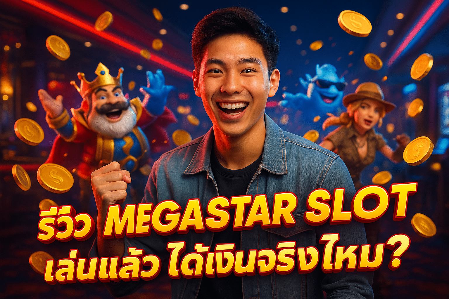รีวิว MEGASTAR SLOT เล่นแล้วได้เงินจริงไหม