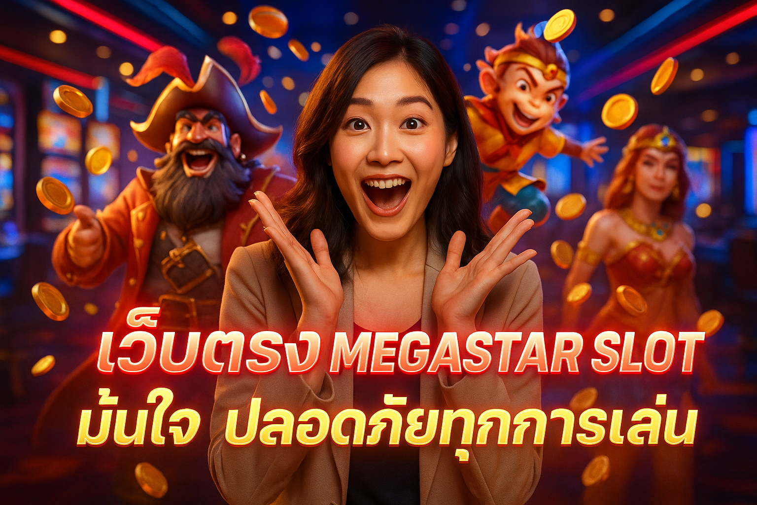 เว็บตรง MEGASTAR SLOT มั่นใจ ปลอดภัยทุกการเล่น