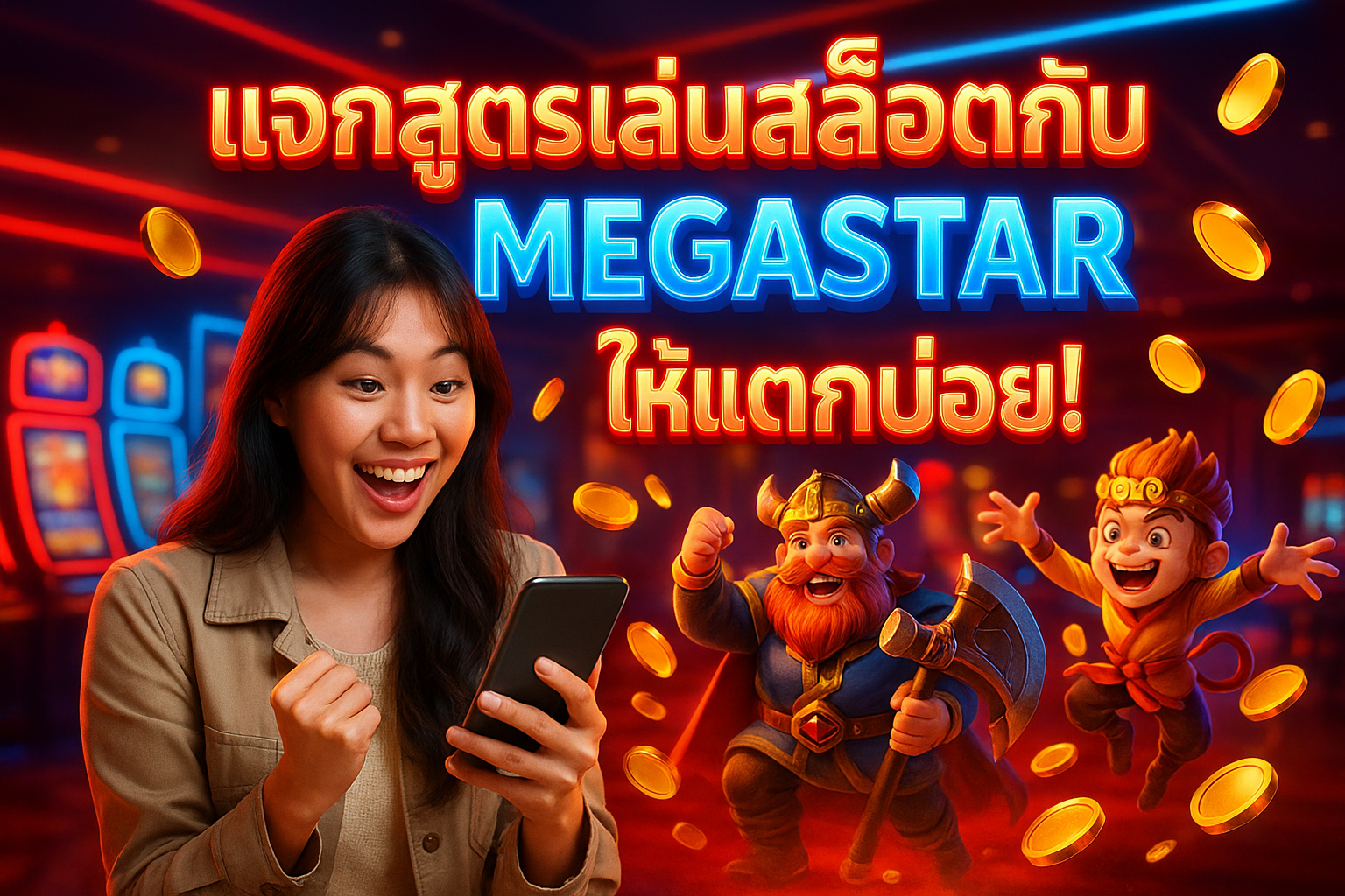 แจกสูตรเล่นสล็อตกับ MEGASTAR ให้แตกบ่อย!