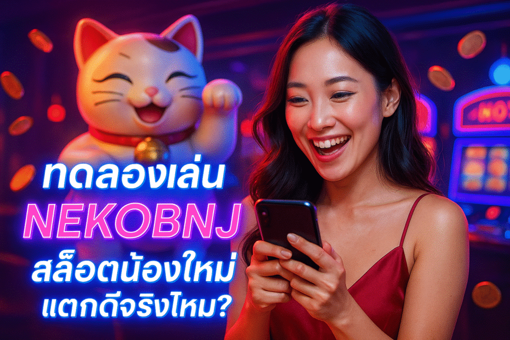 ทดลองเล่น NEKOBNJ สล็อตน้องใหม่ แตกดีจริงไหม?